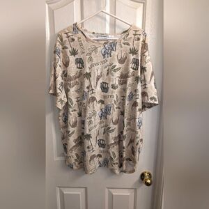 2X Pottery Barn Safari Short Sleeve Tee